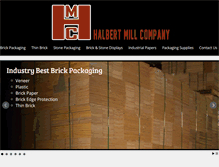 Tablet Screenshot of halbertmill.com